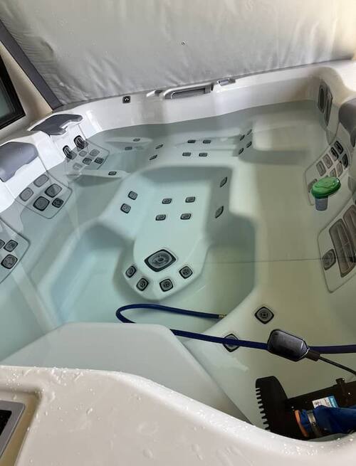 Pool and spa project completed by The Pool Medic
